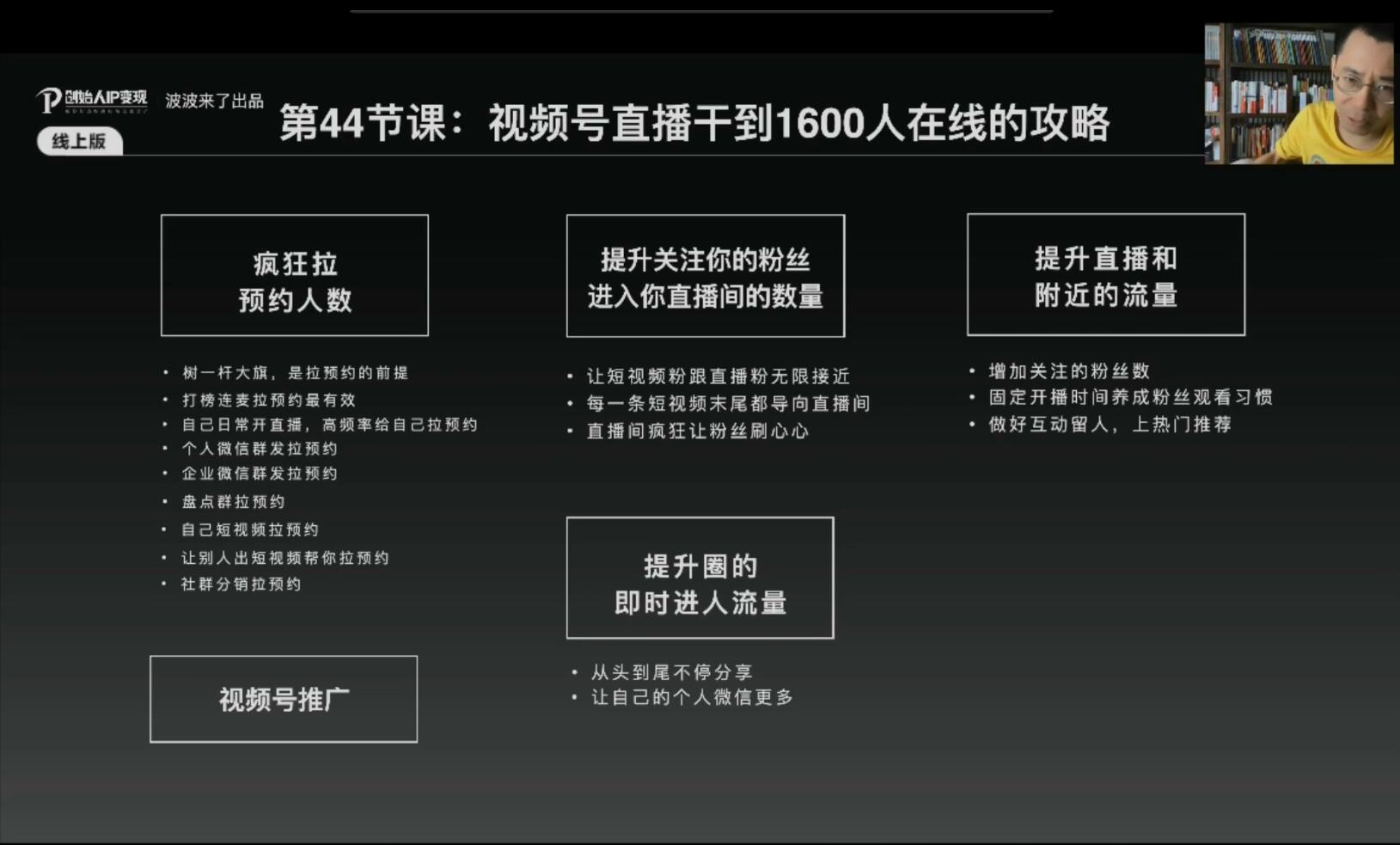 [创业项目]（1884期）IP变现5.0，每月300万销售的实战攻略（视频课+思维导图）-第2张图片-智慧创业网