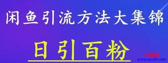 [引流涨粉]一文读懂闲鱼引流4大招数：日引100+粉，月赚过万元