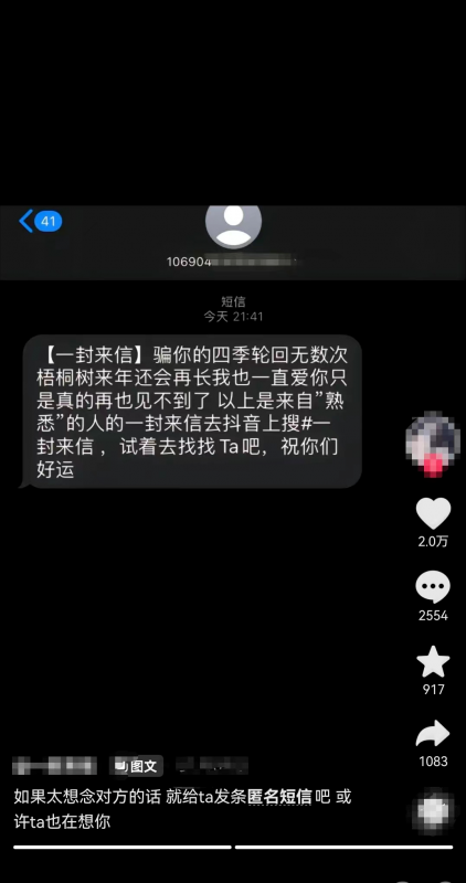 [网赚项目]匿名短信项目，0.7元积少成多，偏冷门小众长远副业-第2张图片-智慧创业网