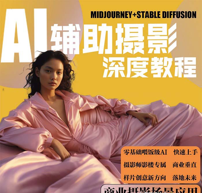 [人工智能]（8727期）2024年AI辅助摄影人工智能商业应用摄影课程（37节课）-第2张图片-智慧创业网