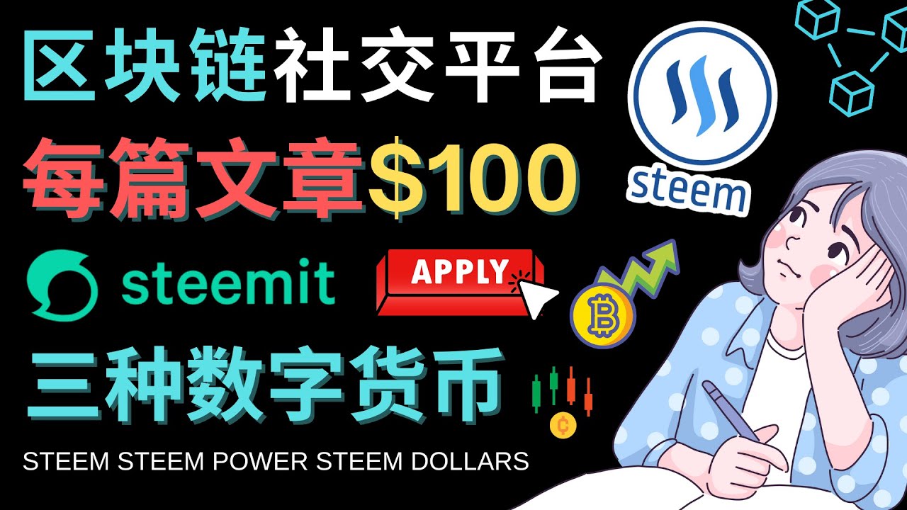 [国外项目]（4603期）区块链的社交媒体平台Steemit，每篇文章赚100美元 – 注册流程和盈利模式