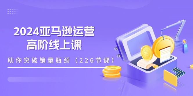 [跨境电商]（11389期）2024亚马逊运营-高阶线上课，助你突破销量瓶颈（228节课）-第1张图片-智慧创业网