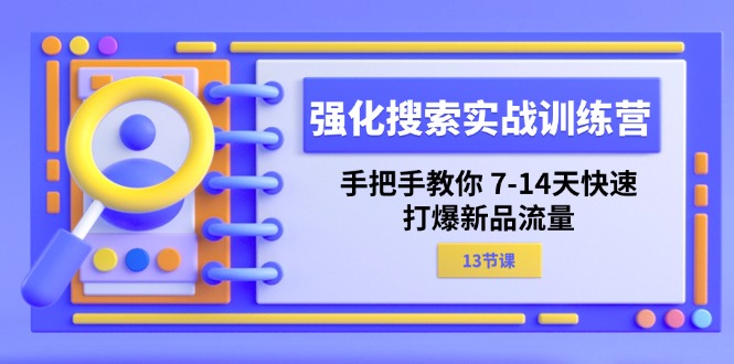 [国内电商]（11557期）强化 搜索实战训练营，手把手教你 7-14天快速-打爆新品流量（13节课）-第1张图片-智慧创业网