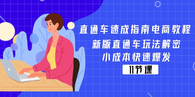 [国内电商]（11537期）直通车 速成指南电商教程：新版直通车玩法解密，小成本快速爆发（11节）-第1张图片-智慧创业网