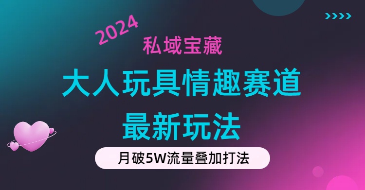 [热门给力项目]（11541期）私域宝藏：大人玩具情趣赛道合规新玩法，零投入，私域超高流量成单率高-第1张图片-智慧创业网