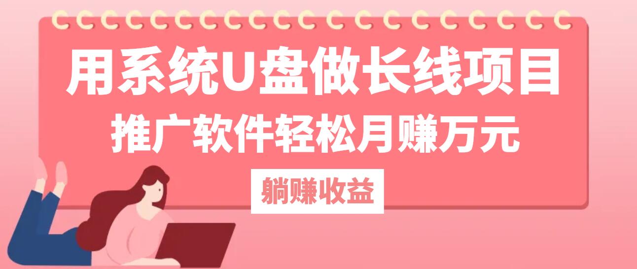 [热门给力项目]（12666期）用系统U盘做长线项目，推广软件轻松月赚万元（附制作教程+软件）-第1张图片-智慧创业网