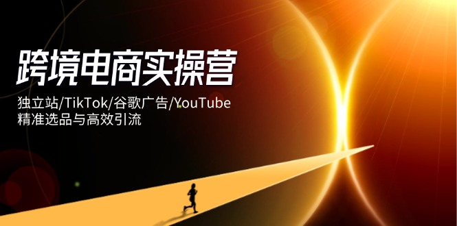 [跨境电商]（14419期）跨境电商实操营：独立站/TikTok/谷歌广告/YouTube，精准选品与高效引流