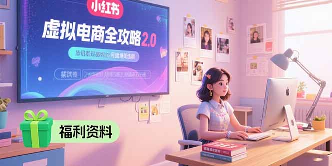 [小红书]（15387期）虚拟电商全攻略2.0，开店选品实操流程，账号定位、货源发布、笔记发布技巧-第1张图片-智慧创业网