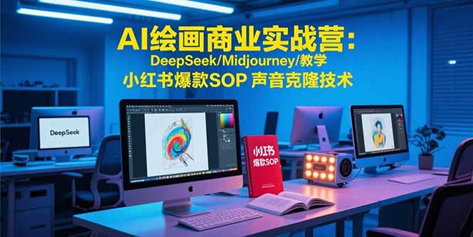 [虚拟项目]（15480期）AI绘画商业实战营：DeepSeek/Midjourney/教学 小红书爆款SOP 声音克隆技术-第1张图片-智慧创业网