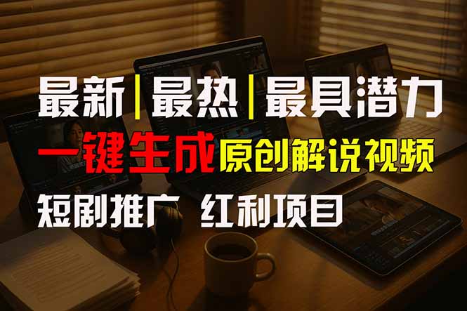 [虚拟项目]（15658期）短剧推广新思路，AI一键生成原创解说视频，10分钟产出100条，30天赚了5.5w-第1张图片-智慧创业网