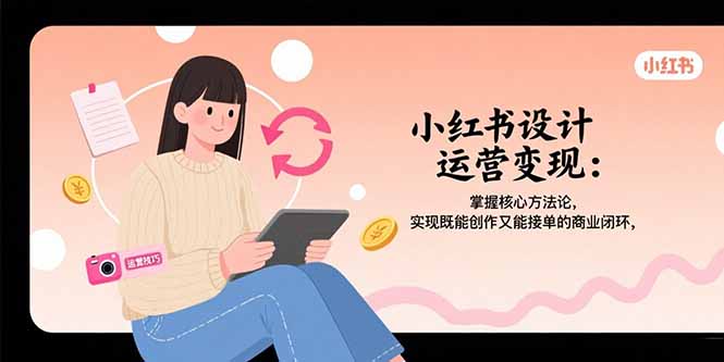 [小红书]（15636期）小红书设计运营变现：掌握核心方法论，实现既能创作又能接单的商业闭环-第1张图片-智慧创业网
