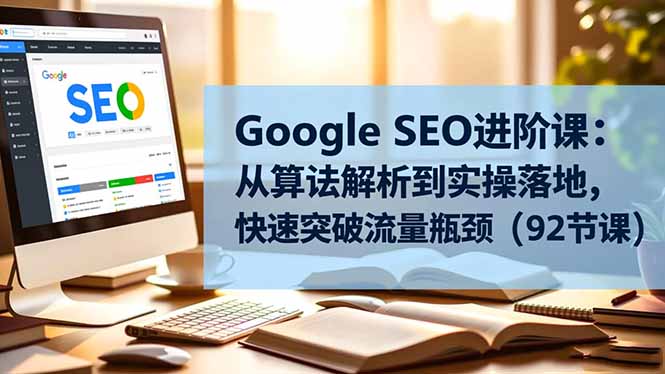 [引流-涨粉-软件]（16576期）Google SEO进阶课：从算法解析到实操落地，快速突破流量瓶颈（92节课）-第1张图片-智慧创业网