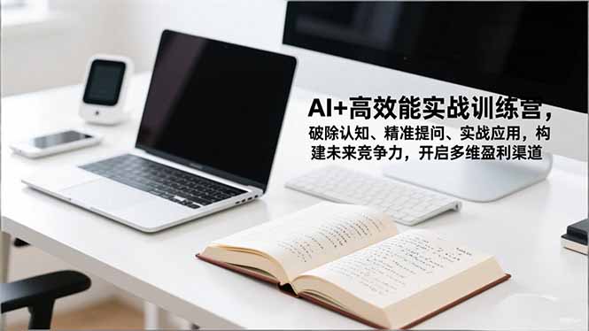 [人工智能]（16635期）AI+高效能实战训练营，破除认知、精准提问、实战应用，构建未来竞争力，开启多维盈利渠道-第1张图片-智慧创业网