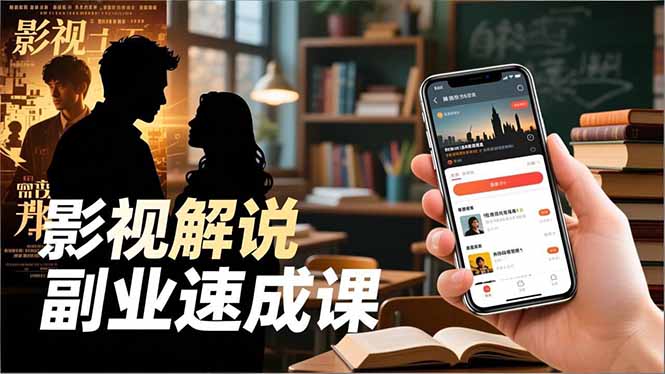 [跨境电商]（16740期）Tk影视解说副业速成课，软件安装、全流程实操、爆款预设，新手两周变现-第1张图片-智慧创业网