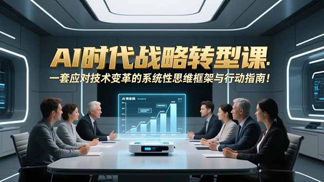 [人工智能]（16990期）AI时代战略转型课：一套应对技术变革的系统性思维框架与行动指南！
