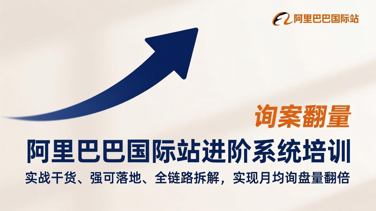 [短视频运营]（17335期）阿里巴巴国际站进阶系统培训，实战干货、强可落地、全链路拆解，实现月均询盘量翻倍