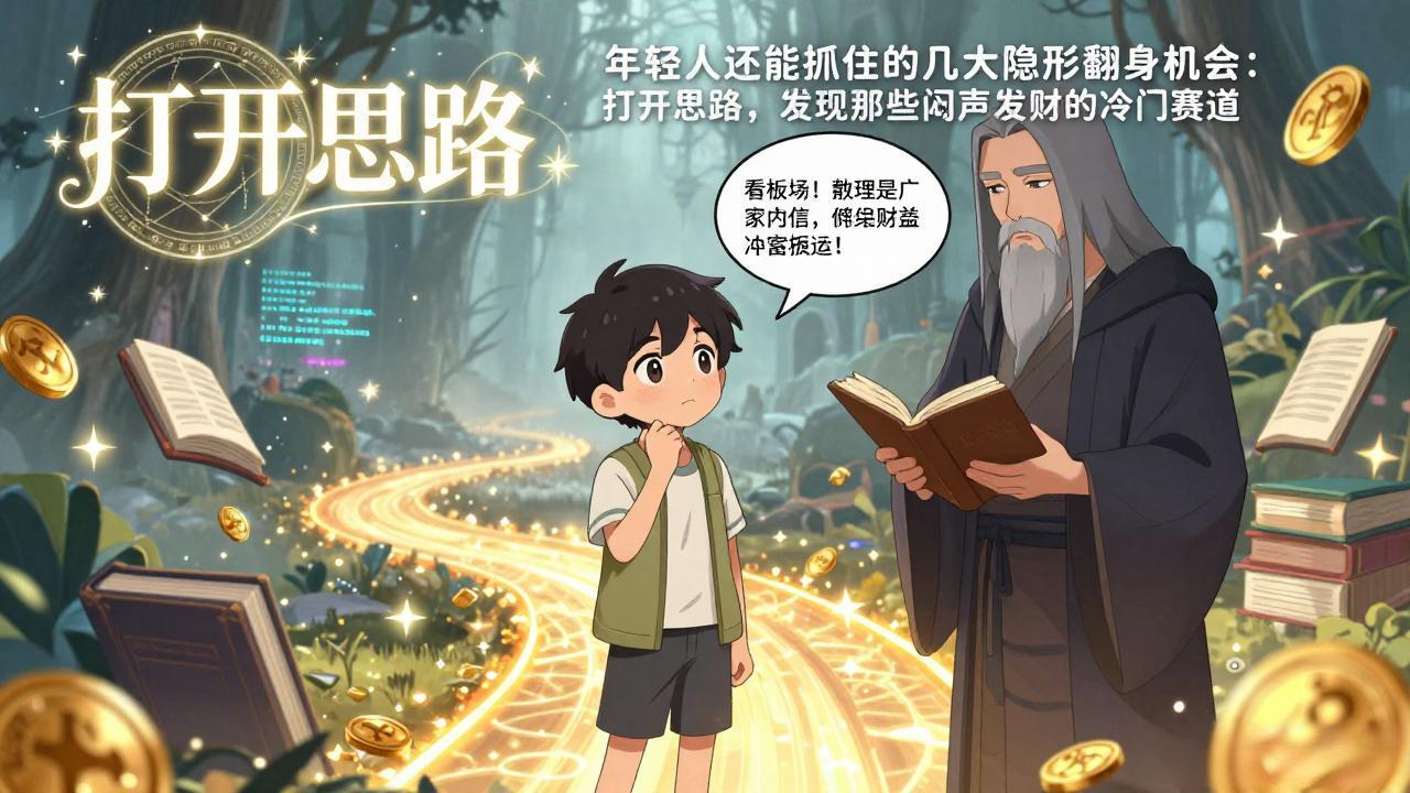 [投资理财]（17471期）付费文1+2：年轻人还能抓住的几大隐形翻身机会：打开思路，发现那些闷声发财的冷门赛道