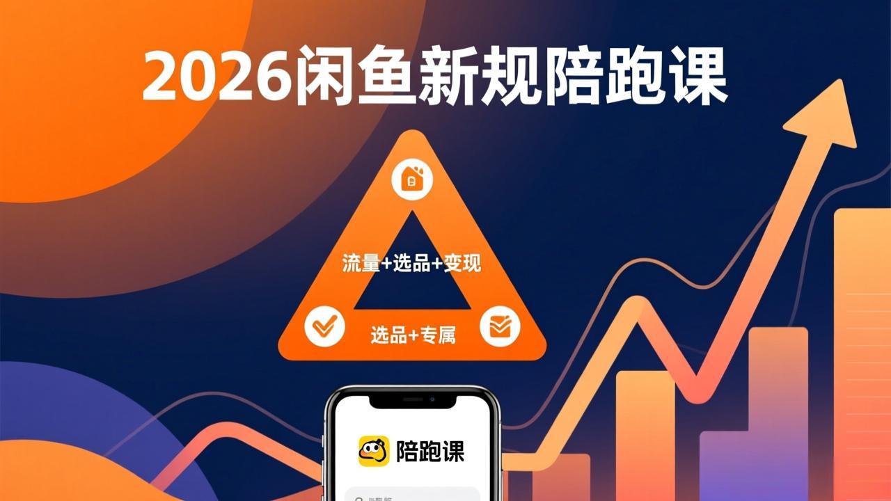 [无货源]（17483期）2026闲鱼高阶陪跑课全新上线，带你吃透新规玩转选品流量，从零搭建稳定变现盈利体系-第1张图片-智慧创业网