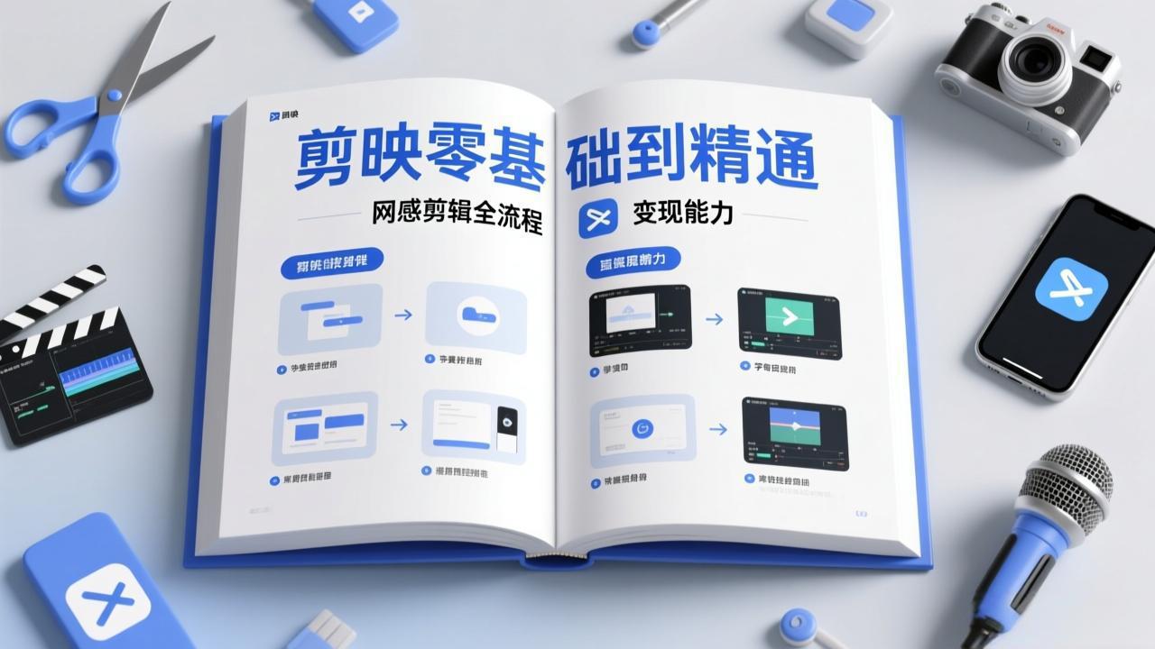 [短视频运营]（17473期）剪映零基础也能快速上手，从入门到精通掌握网感剪辑全流程，掌握能直接变现的剪辑能力-第1张图片-智慧创业网