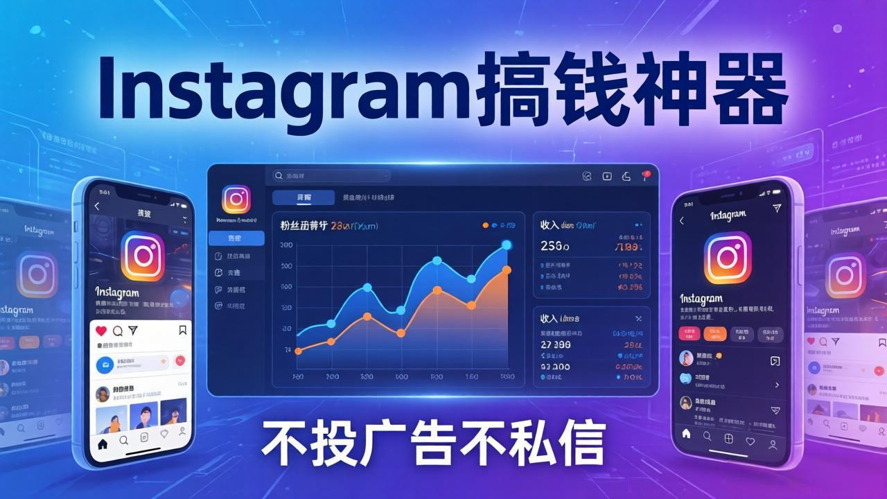 [国外项目]（17731期）Instagram搞钱神器：月涨6万粉+月入5万刀，不投广告不私信，靠算法+低价产品