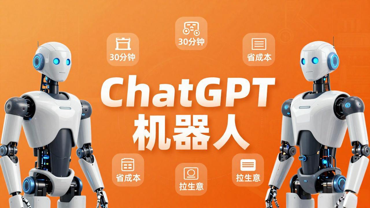 [国外项目]（17982期）智能机器人定制速成课：技术小白30分钟做出ChatGPT机器人，省时间砍成本还能拉生意