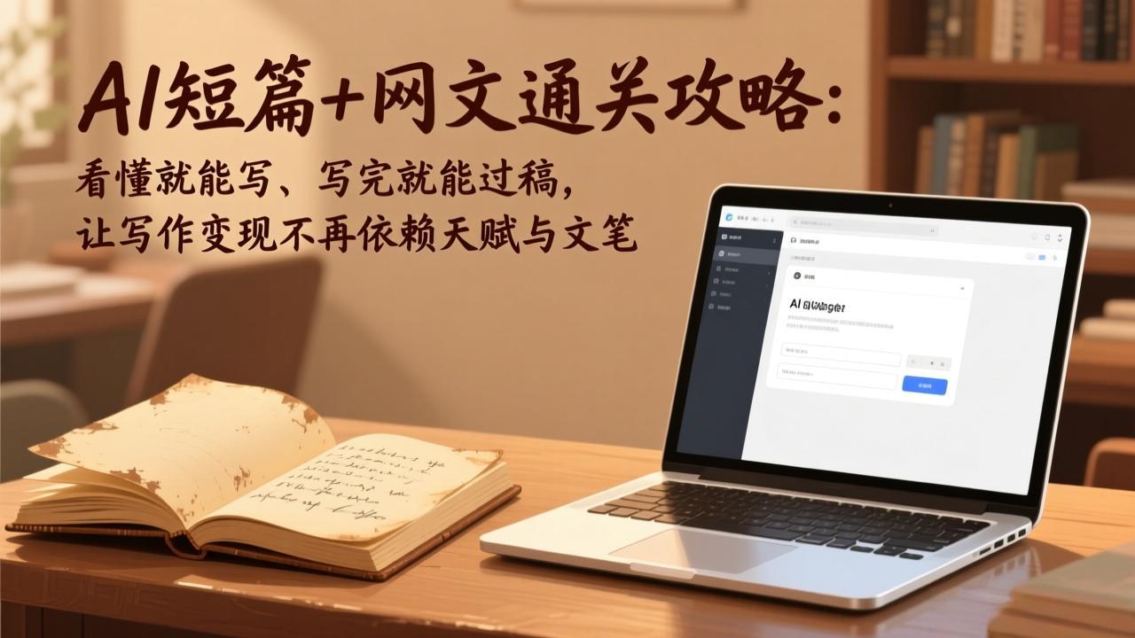 [文案写作]（18064期）AI短篇+网文通关攻略-更新4月：看懂就能写、写完就能过稿，让写作变现不再依赖天赋与文笔-第1张图片-智慧创业网