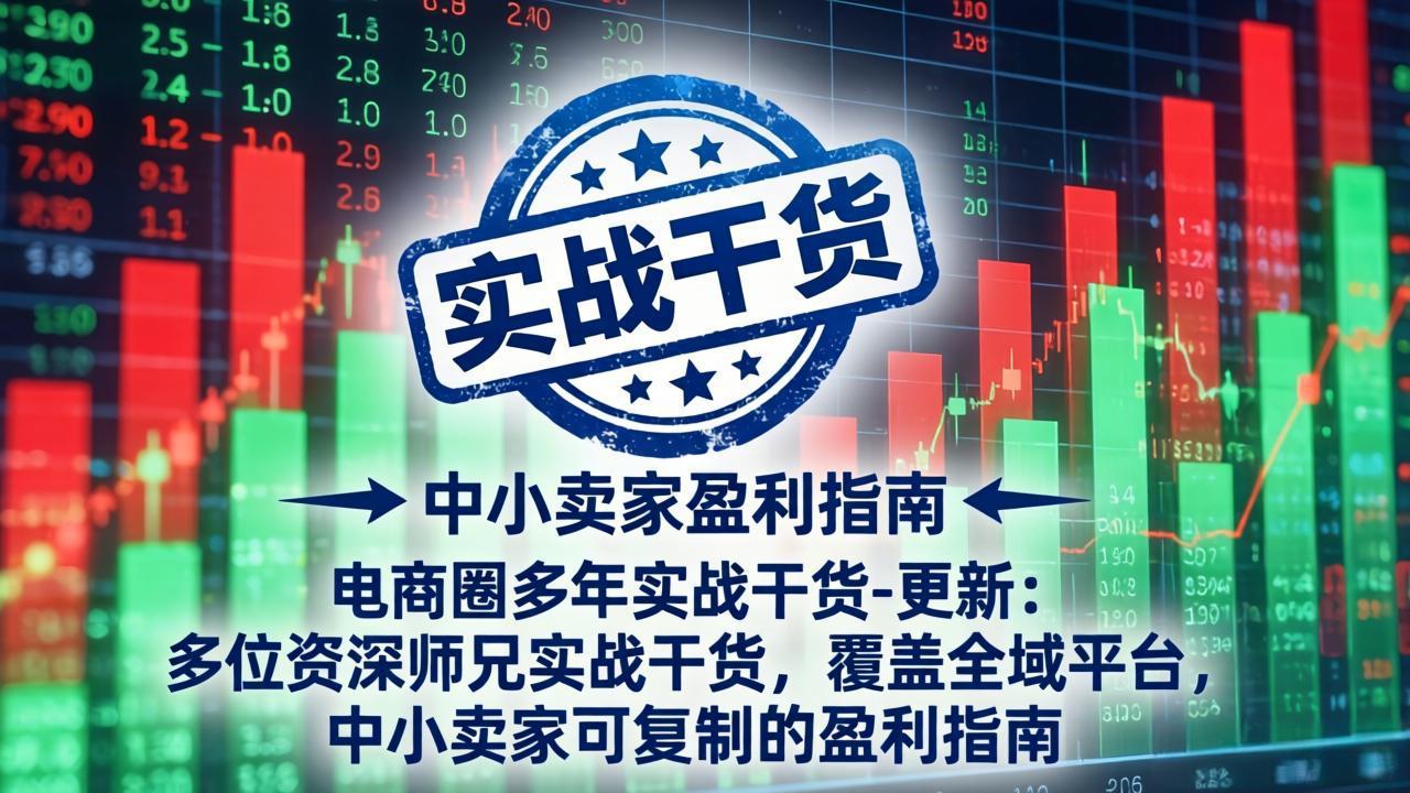[国内电商]（18231期）电商圈多年实战干货-更新4月27：多位资深师兄实战干货/覆盖全域平台，中小卖家可复制的盈利指南-第1张图片-智慧创业网
