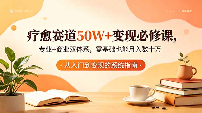 [短视频运营]（18523期）疗愈赛道50W+变现必修课，专业+商业双体系，零基础也能月入数十万