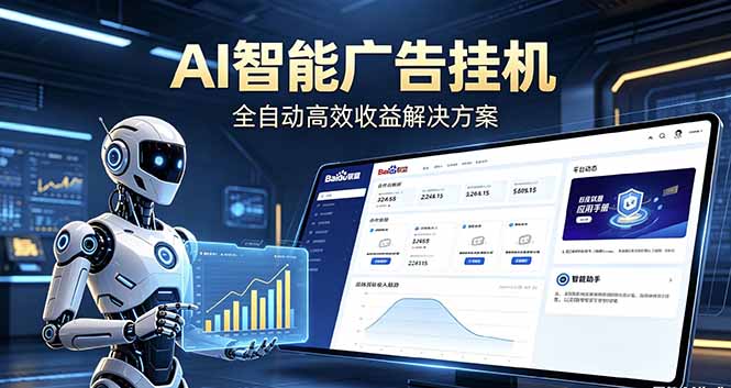 [虚拟项目]（18661期）Ai智能广告挂机 别再瞎折腾了！这个全自动挂机项目，新手当天见钱，告别频繁换项目的烦恼-第1张图片-智慧创业网