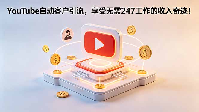 [国外项目]（18658期）YouTube 自动客户引流，享受无需 247 工作的收入奇迹！【原创双语字幕】-第1张图片-智慧创业网