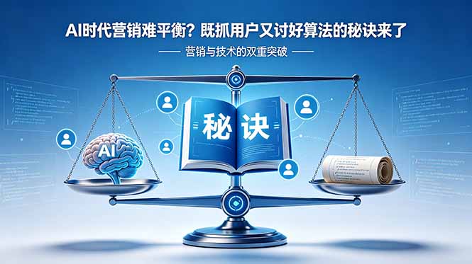 [国外项目]（18600期）AI时代营销难平衡？既抓用户又讨好算法的秘诀来了【原创双语字幕】-第1张图片-智慧创业网