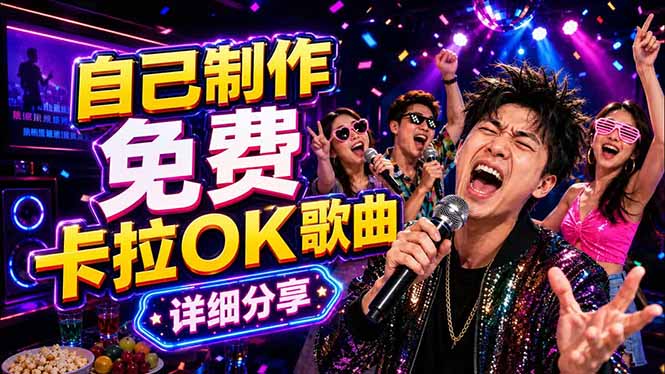 [AI人工智能]（18610期）免费卡拉OK歌曲制作全攻略：音轨分离字幕制作，零基础快速做出专业K歌视频-第1张图片-智慧创业网