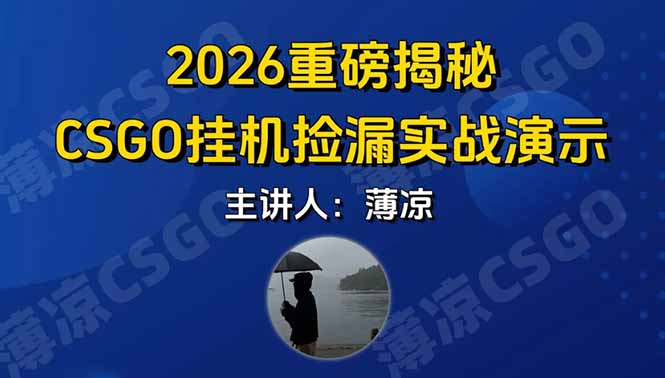 [虚拟项目]（17258期）CSGO游戏挂机游戏搬砖最新升级，普通小白一部手机可日入300+当天见结果，支持验证