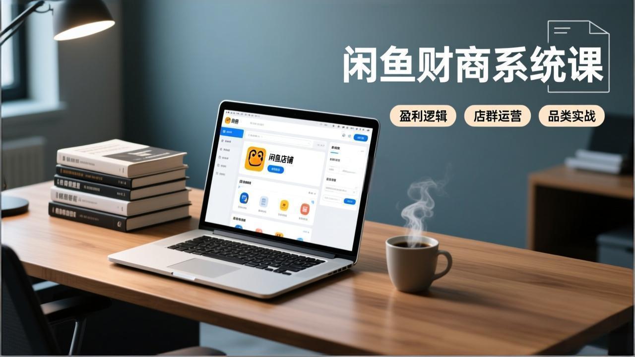 [无货源]（17193期）闲鱼财商系统课：从盈利逻辑、店群运营到品类实战，实现稳定月入过万-第1张图片-智慧创业网