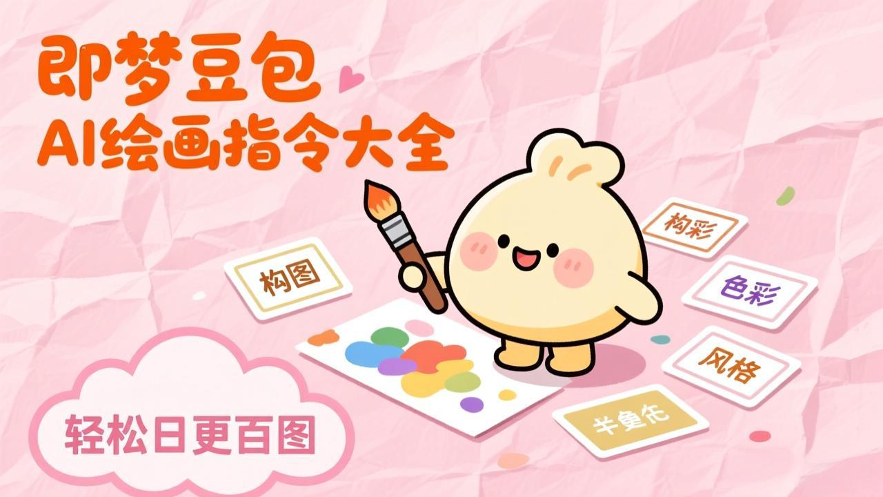 [人工智能]（17261期）即梦豆包AI绘画指令大全：海量关键词库一键复制，出图效率提升10倍，轻松日更百图