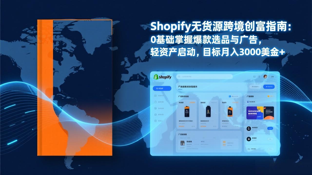 [跨境电商]（17238期）Shopify爆款打法实战：从选品到广告投放，复制爆款模型，驱动独立站月销售额破万刀