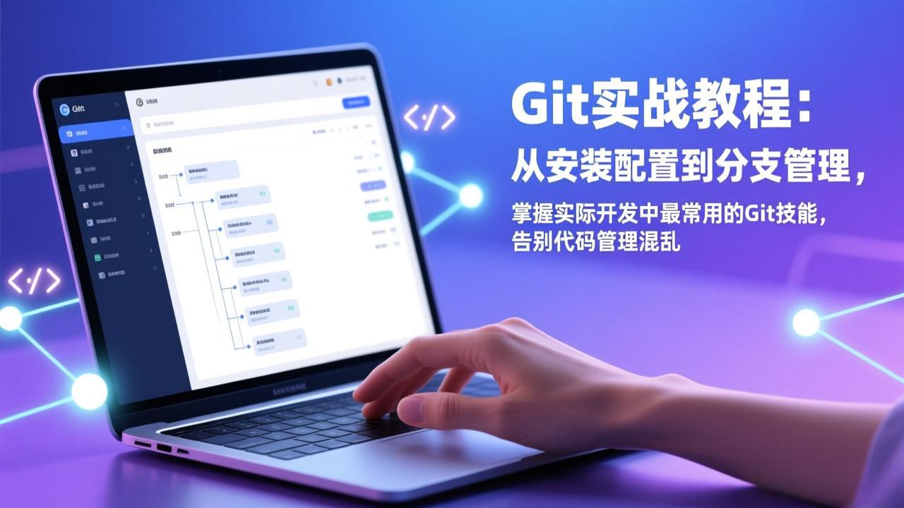 [人工智能]（17513期）Git实战教程：从安装配置到分支管理，掌握实际开发中最常用的Git技能，告别代码管理混乱