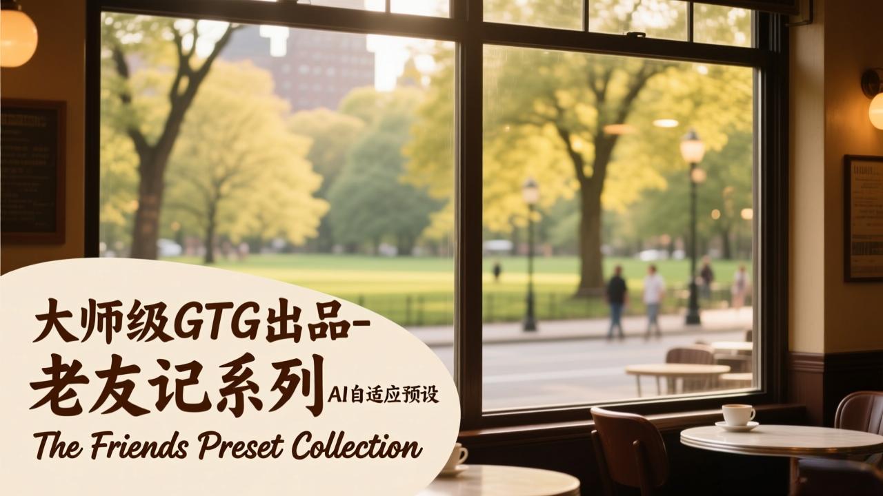 [美工-摄影-建站]（17403期）大师级GTG出品-老友记系列AI自适应预设The Friends Preset Collection