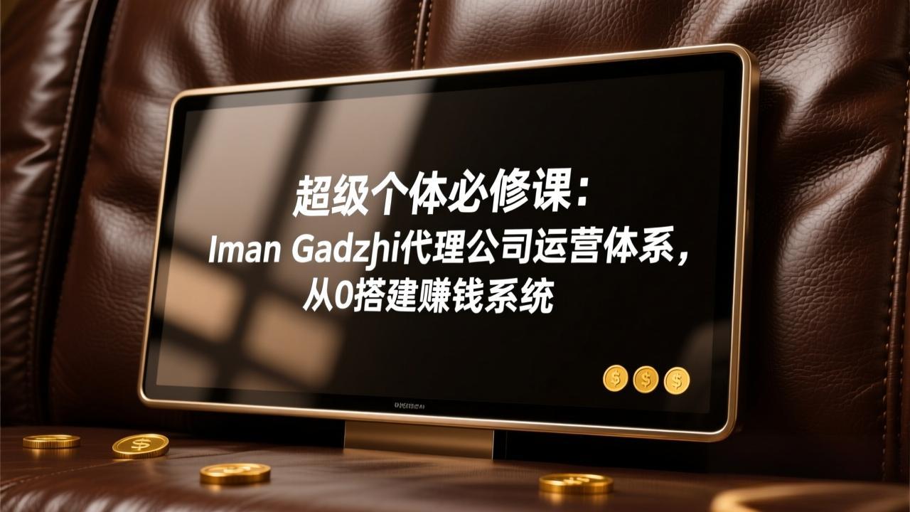 [国外项目]（17525期）超级个体必修课：Iman Gadzhi代理公司运营体系，从0搭建赚钱系统