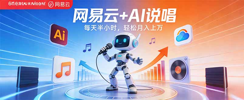 [短视频运营]（17627期）网易云+AI说唱，每天半小时，轻松月入上万