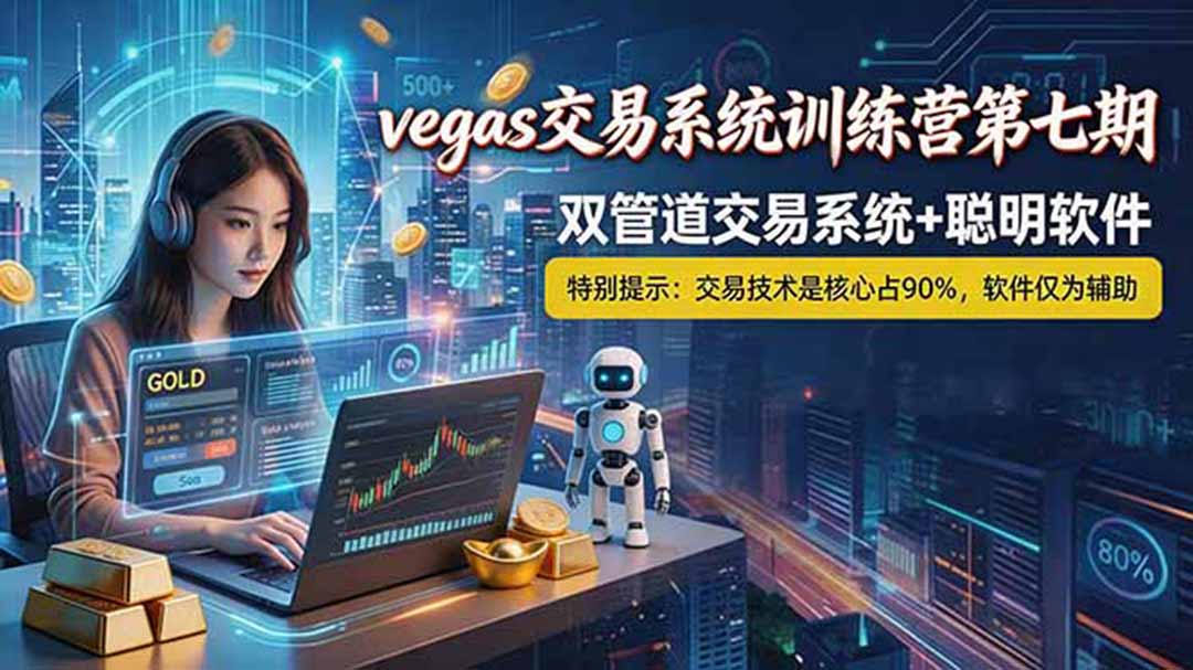 [虚拟项目]（18770期）【海外美金AI搬砖】Vegas交易技术+聪明软件， 黄金期货日赚50-1000U， 长期稳定，小白轻松上手