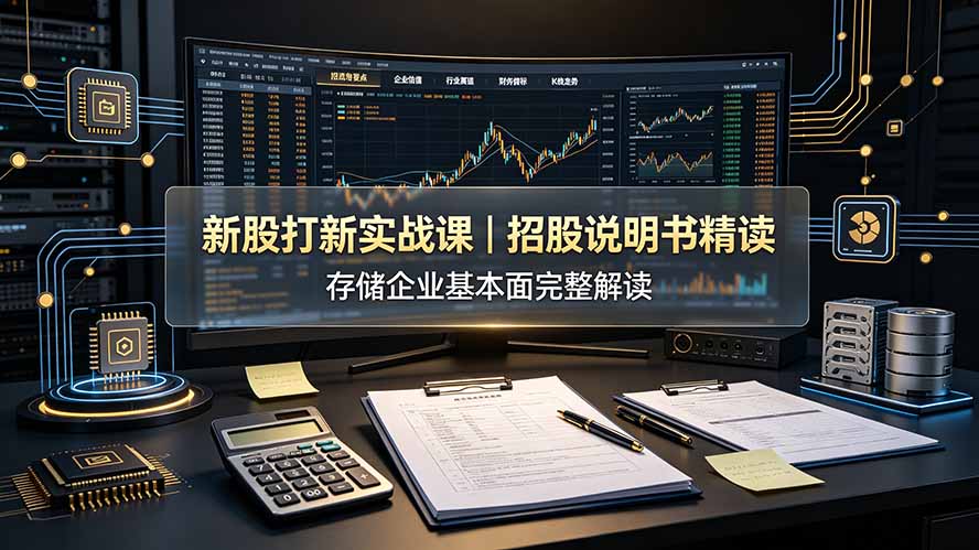 [投资理财]（19255期）付费文章：新股打新实战课｜招股说明书精读，存储企业基本面完整解读