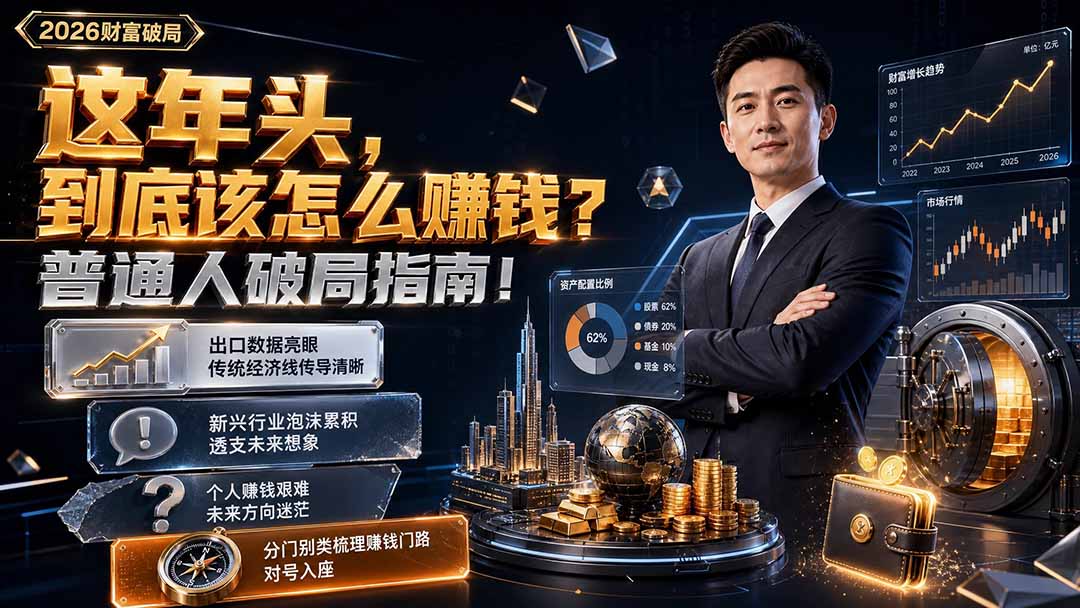 [投资理财]（19660期）付费文章：这年头，到底该怎么赚钱？普通人破局指南！