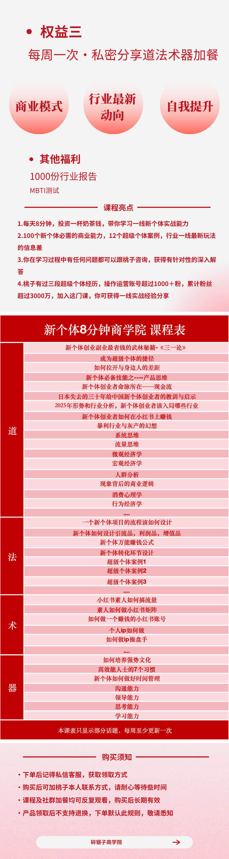 [新媒体]（19738期）AI+新个体创业必修课｜道法术器｜商业逻辑·小红书流量·AI智能体｜低成本打造个人变现小生意全套教学-第4张图片-智慧创业网