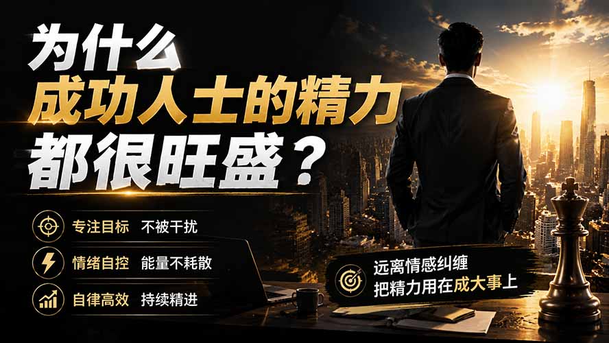 [其它资料]（19754期）付费文章：为什么成功人士的精力都很旺盛？-第2张图片-智慧创业网