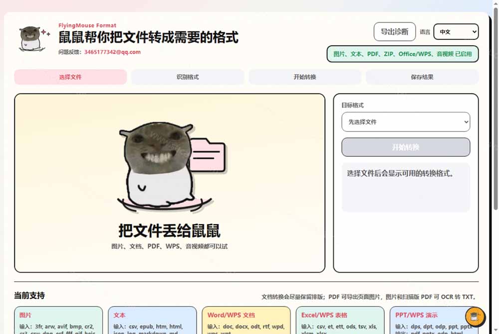 [其它资料]（19895期）鼠鼠这次我立功啦！Windows格式问题不要慌，开源鼠鼠格式转换工具来帮忙，Github热门宝藏工具-第3张图片-智慧创业网