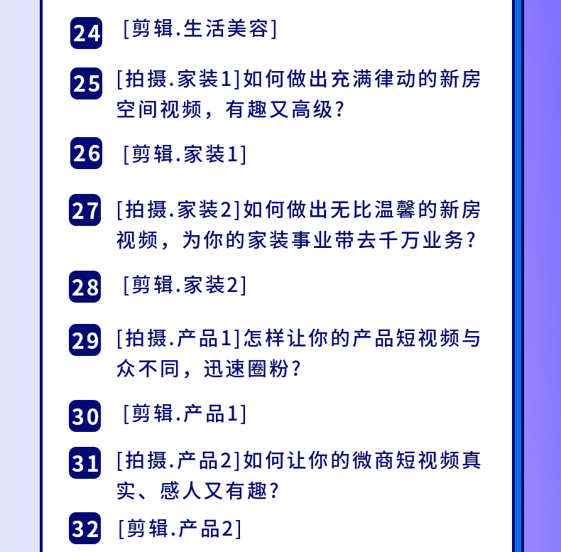 [短视频运营]（1605期）新手0基础教你玩转手机短视频创作班：拍摄-素材-引流-运营实操！-第5张图片-智慧创业网