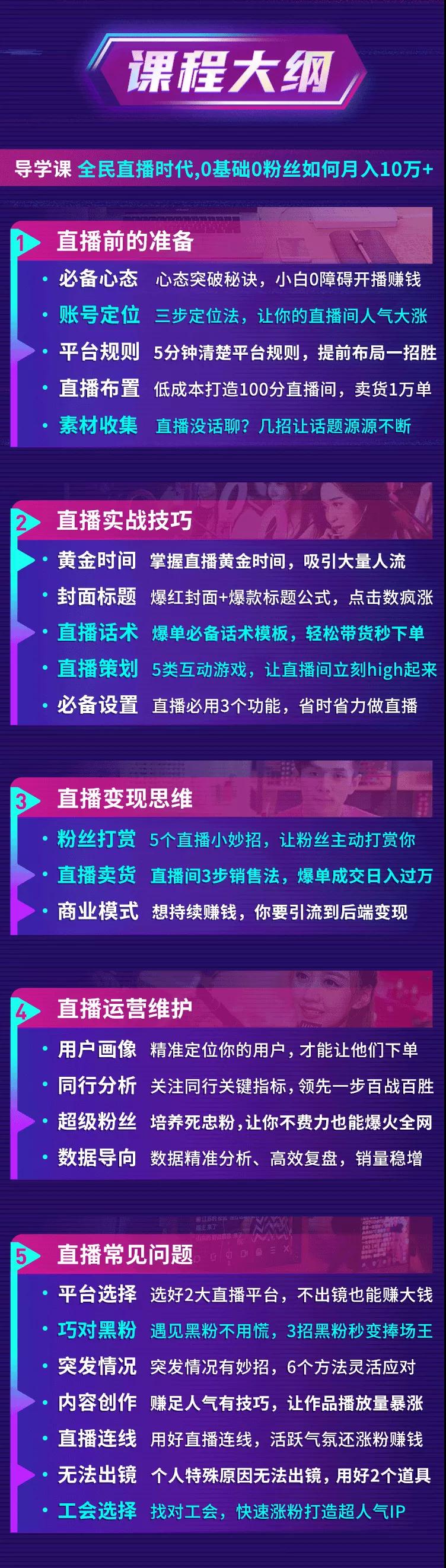 [直播带货]（1316期）直播赚钱全攻略：全民直播时代，0基础0粉丝如何月入10万+（全套课程）-第11张图片-智慧创业网