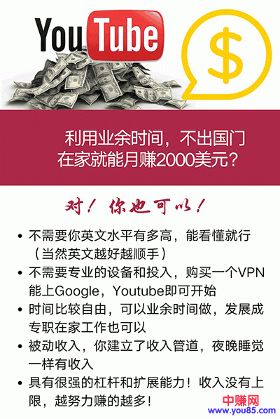 [国外项目]（914期）手把手教你操作youtube日赚70美元（14课视频+文档）无水印-第2张图片-智慧创业网