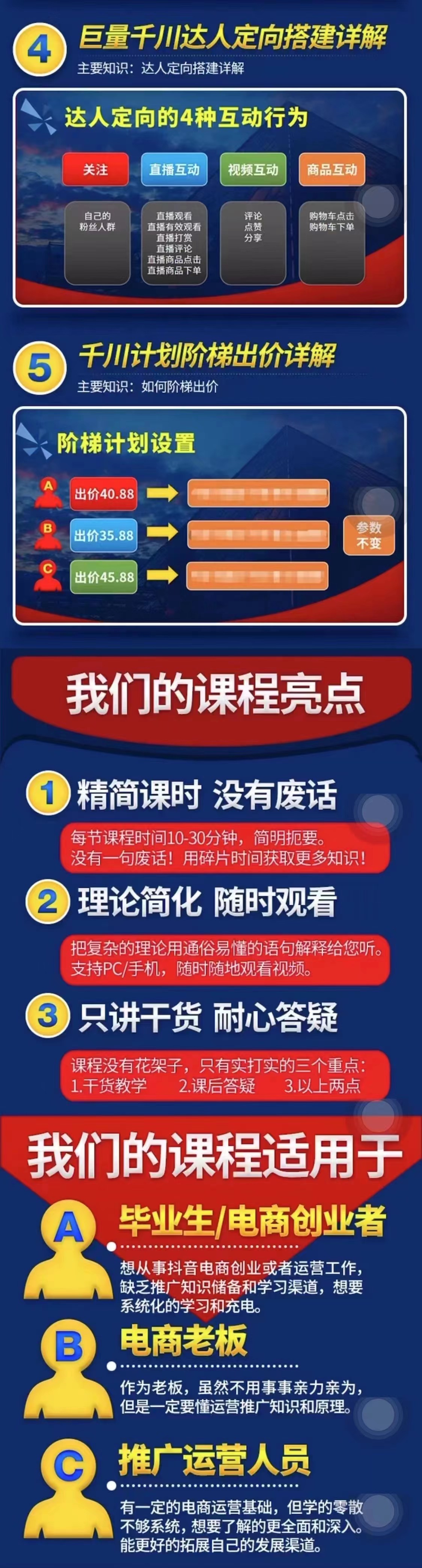 [短视频运营]（2752期）巨量千川进阶课零基础到精通，没有废话，实操落地-第4张图片-智慧创业网